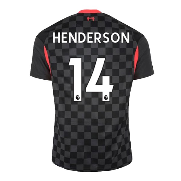 Camiseta Liverpool NO.14 Henderson 3ª 2020-2021 Negro